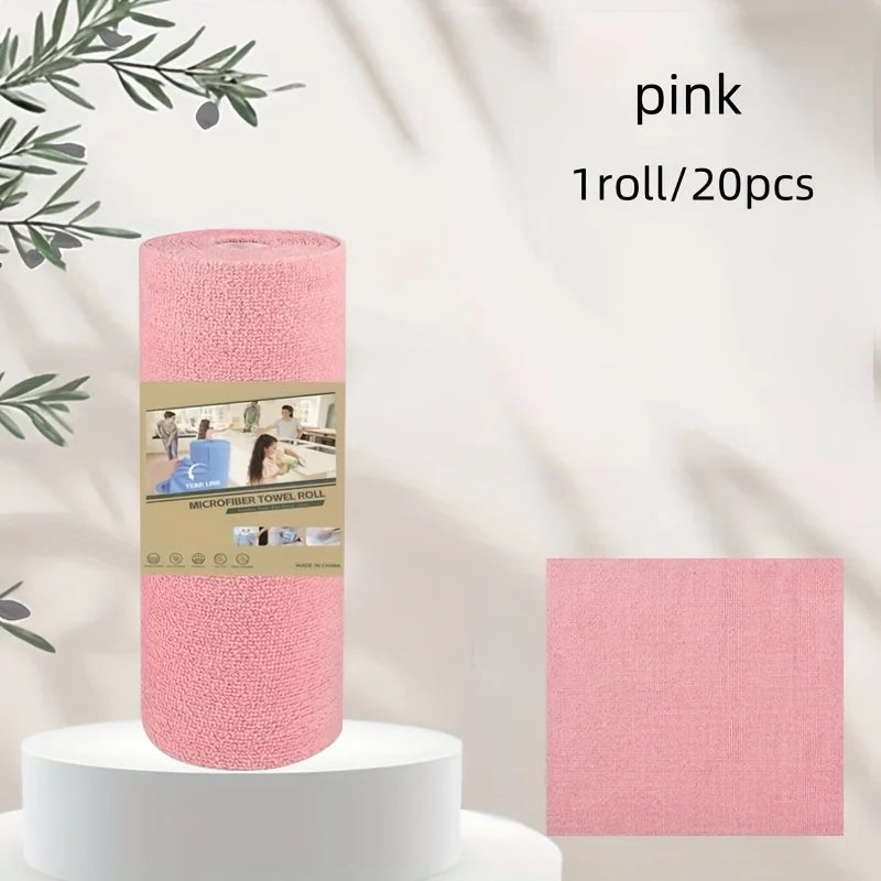 Reusable Kitchen Cleaning Cloth Roll